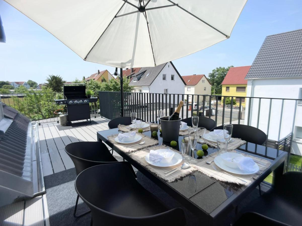 M-Style 04 Apartment Mit Balkon Und Gasgrill, 24H Self-Check-In, Free Parking, Netflix Nuremberga Exterior foto